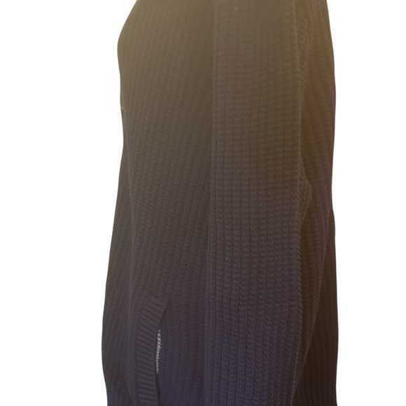 Tommy Hilfiger Sweater Mens Sz XL Navy Cardigan Button Front Logo long Sleeve - Picture 5 of 6